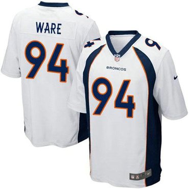 Nike Denver Broncos #94 DeMarcus Ware White NFL Limited Jersey(2014 New)