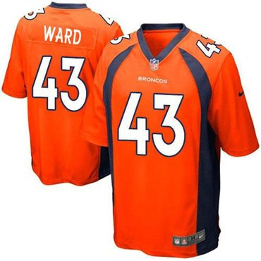 Nike Denver Broncos #43 T.J. Ward Orange NFL Limited Jersey(2014 New)