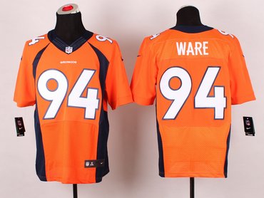 Nike Denver Broncos #94 DeMarcus Ware Orange Team Color NFL Elite Jersey(2014 New)