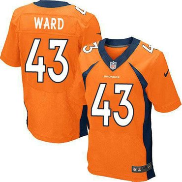 Nike Denver Broncos #43 T.J. Ward Orange NFL Elite Jersey(2014 New)