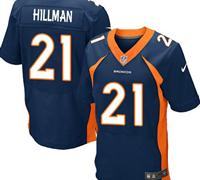 Niew Denver Broncos #21 Ronnie Hillman Navy Blue NFL Elite Jersey(2014 New)