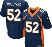 New Denver Broncos #52 Wesley Woodyard Navy Blue NFL Elite Jersey(2014 New)