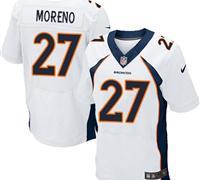 New Denver Broncos #27 Knowshon Moreno White NFL Elite Jersey(2014 New)