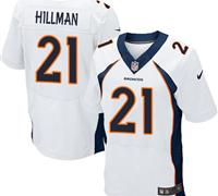 New Denver Broncos #21 Ronnie Hillman White NFL Elite Jersey(2014 New)