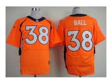 2013 NFL NEW Denver Broncos 38 ball Orange Jerseys(Elite)