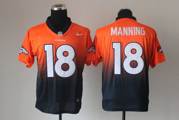 2013 NFL Nlike Denver Broncos 18# Peyton Manning Drift Fashion II Elite Jerseys