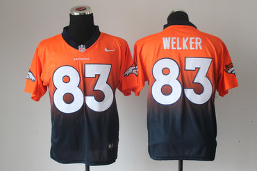 2013 NFL Nlike Denver Broncos 83# Wes Welker Drift Fashion II Elite Jerseys