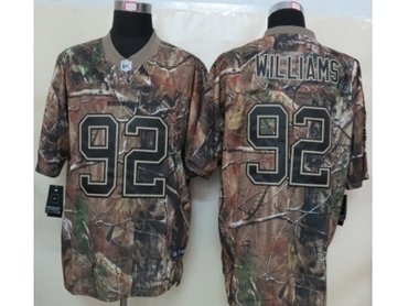 NEW NFL Denver Broncos #92 Sylvester Williams camo Jerseys(Elite)