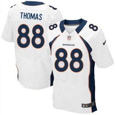 2012 NEW NFL Denver Broncos 88 Demaryius Thomas White Jerseys (Elite)