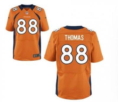 2012 NEW NFL Denver Broncos 88 Demaryius Thomas Orange Jerseys (Elite)