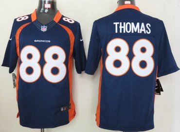 2012 NEW NFL Denver Broncos 88 Thomas Blue Jerseys (Limited)