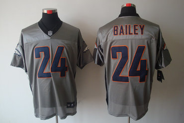 2012 NEW NFL Denver Broncos 24 Champ Bailey Grey Shadow Jerseys