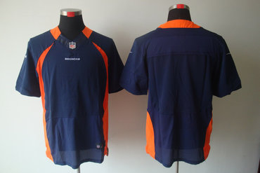 2012 NEW NFL Denver Broncos Blue Color Blank Jerseys(Elite)