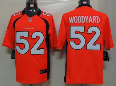 2012 NEW NFL Denver Broncos 52 Woodyard Orange Jerseys (Limited)