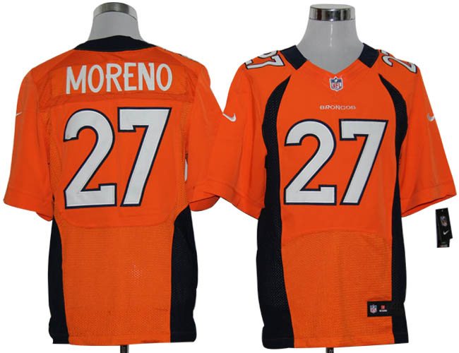 2012 NEW NFL Denver Broncos 27 Knowshon Moreno Orange Jerseys (Elite)