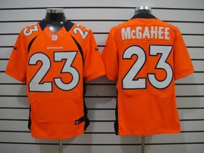 2012 NEW NFL Denver Broncos #23 Mcgahee Orange Jersey ( Elite )