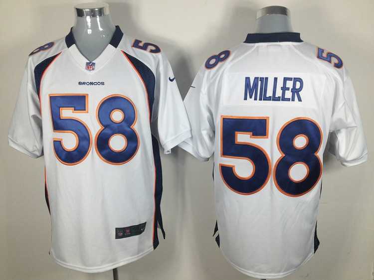 2012 nfl denver broncos 58 von miller white jerseys (game)