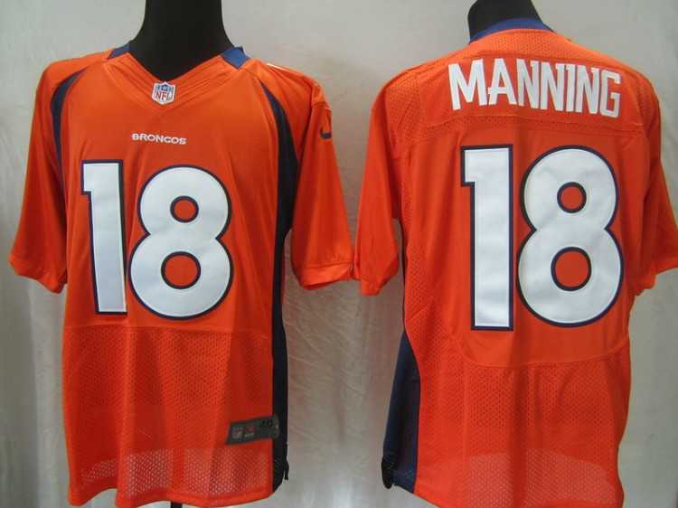 2012 denver broncos 18 peyton manning orange (elite)