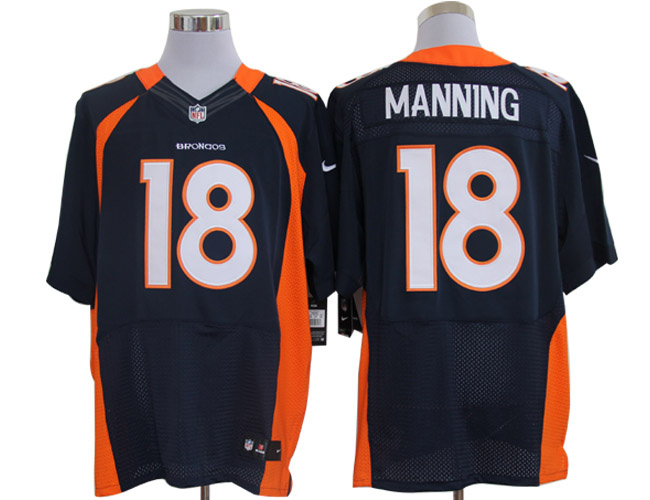 2012 denver broncos 18 peyton manning blue (elite)