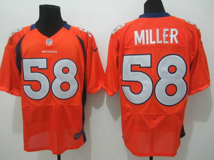 2012 denver broncos 58 von miller orange (elite)