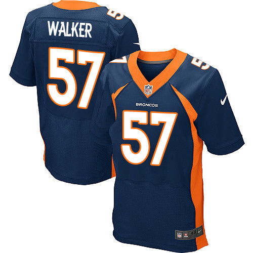 Nike Broncos #57 Demarcus Walker Navy Blue Alternate Men's Stitched NFL New Elite Jersey