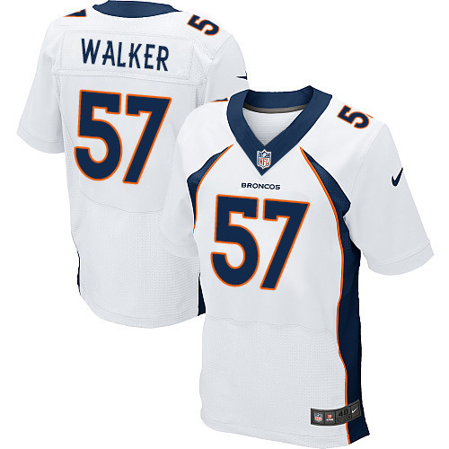 Nike Broncos #57 Demarcus Walker White Men's Stitched NFL New Elite Jersey