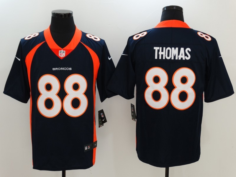 Nike Broncos 88 Demaryius Thomas Navy Vapor Untouchable Player Limited Jersey