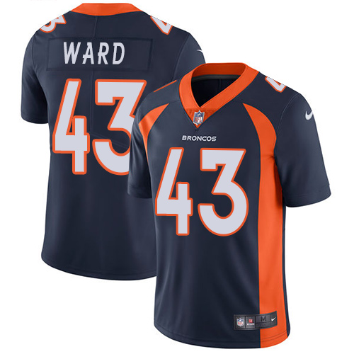 Nike Broncos #43 T.J. Ward Navy Blue Alternate Men's Stitched NFL Vapor Untouchable Limited Jersey