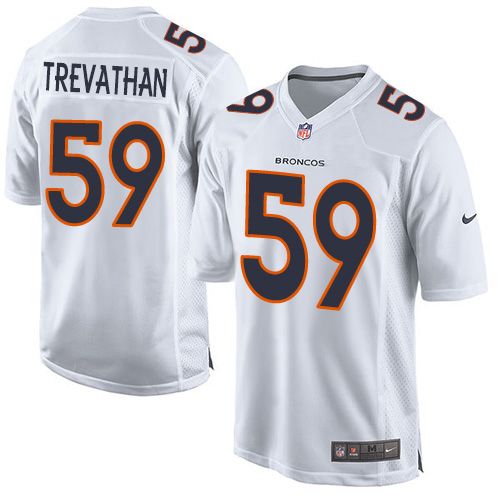 Nike Broncos #59 Danny Trevathan White Men's Stitched NFL Game Event Jersey