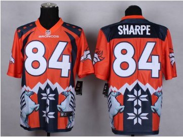 NEW Denver Broncos #84 Shannon Sharpe Orange NFL Elite Noble Fashion Jersey