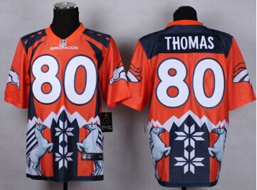 NEW Denver Broncos #80 Julius Thomas Orange NFL Elite Noble Fashion Jersey