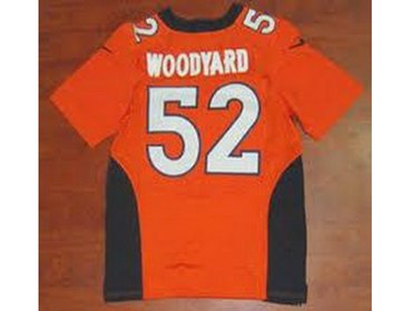 2012 NFL NEW Denver Broncos 52 Wesley Woodyard Orange Jerseys(Elite)