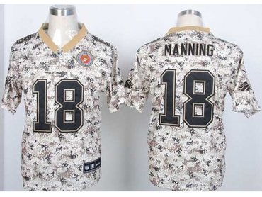 NEW jerseys denver broncos #18 manning camo(2013 new Elite)