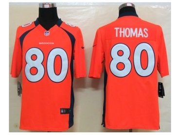 NEW Denver broncos #80 thomas orange Jersey(Limited)