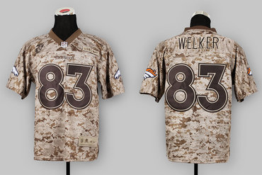 2013 new camo nfl Denver Broncos #83 Wes Welker US.Mccuu Elite Jerseys