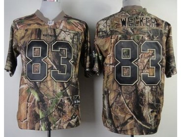 NEW Denver Broncos 83 Wes Welker Camo Realtree NFL Jerseys