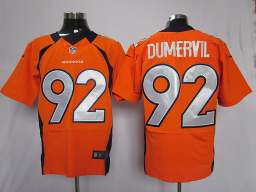 2012 NEW nfl denver broncos 92 elvis dumervil orange jerseys (elite)