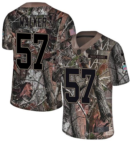 Nike Broncos #57 Demarcus Walker Camo Men's Stitched NFL Limited Rush Realtree Jersey