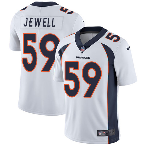 Nike Broncos #59 Josey Jewell White Men's Stitched NFL Vapor Untouchable Limited Jersey