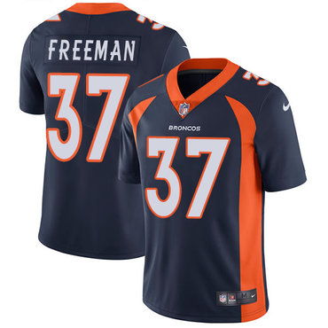 Nike Broncos #37 Royce Freeman Navy Blue Alternate Men's Stitched NFL Vapor Untouchable Limited Jersey