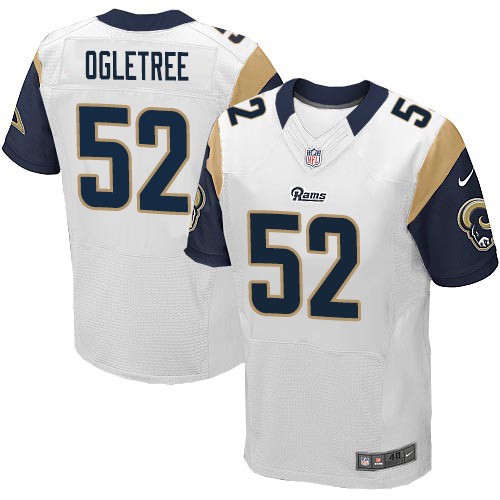 Nike Rams 52 Alec Ogletree White Elite Jersey