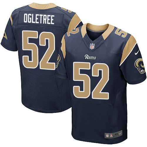 Nike Rams 52 Alec Ogletree Navy Elite Jersey