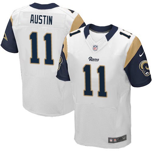 Nike Rams 11 Tavon Austin White Elite Jersey