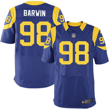 Nike Rams #98 Connor Barwin Royal Blue Alternate Men's Stitched NFL Elite Jersey