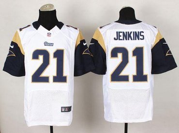 New St.Louis Rams #21 Janoris Jenkins White NFL Elite Jersey