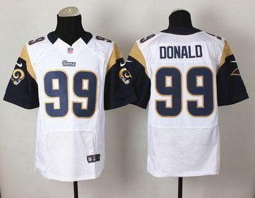 New St.Louis Rams #99 Aaron Donald White NFL Elite Jersey