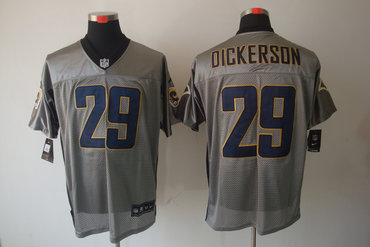 2012 NEW NFL St. Louis Rams 29 Eric Dickerson Grey Shadow Jerseys