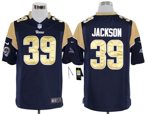 2012 nfl st. louis rams 39 steven jackson blue jerseys (game)