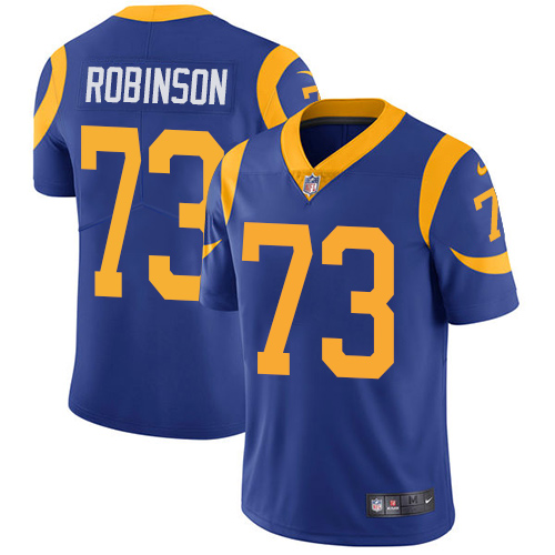 Nike Rams #73 Greg Robinson Royal Blue Alternate Men's Stitched NFL Vapor Untouchable Limited Jersey