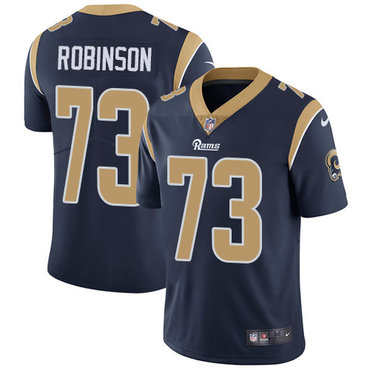 Nike Rams #73 Greg Robinson Navy Blue Team Color Men's Stitched NFL Vapor Untouchable Limited Jersey